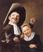Judith leyster A Boy and a Girl with a Cat and an Eel Germany oil painting reproduction